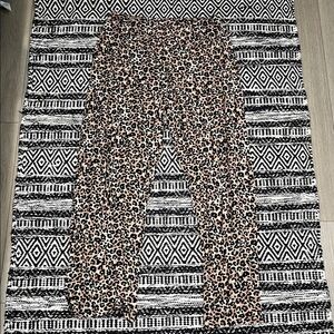 Soma Leopard Print Pajama Pants - Brown and Black